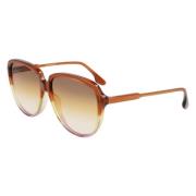 Brun Gul Pink Acetat Solbriller