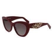 Burgundy Acetate Kvindesolbriller