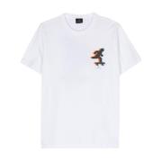 Hvid Skater Bomuldst-shirt