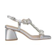 Perlebesat Rhinsten Sandal