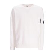 Hvid Let Fleece Crew Neck Sweatshirt