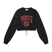 Sort Bomuld Sweatshirt SS22