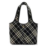 Sort Calico Tote Taske