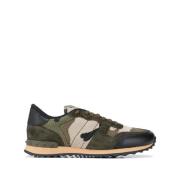 Camouflage Læder Sneakers Brun