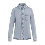 Cool Blue Denim Skjorte