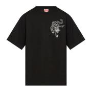 T-shirt med tiger motiv