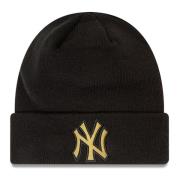 Yankees Metallic Badge Beanie