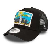 Sort New York Postkort Trucker Cap