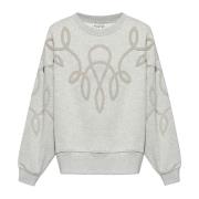 Sweatshirt med logo