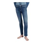 Klassiske Denim Jeans med Fem Lommer