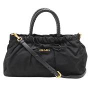 Pre-owned nylon prada-tasker