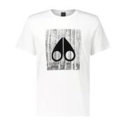 Grafisk Print Bomuld T-Shirt