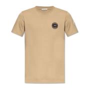 T-shirt med logo patch