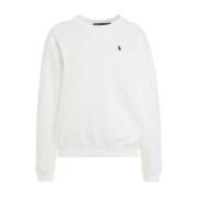 Hvid Sweatshirt AW24 Modelhøjde 172cm