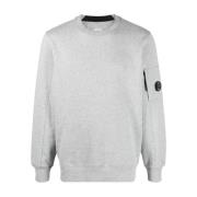 Elegant Patch Cotton Sweatshirt