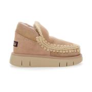 Beige Eskimo Sneaker Bounce Støvler