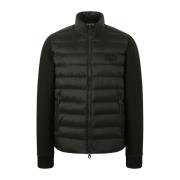 Slim Fit Hybrid Down Jacket Dark Khaki