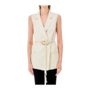 Lang Viskose Sweater Vest