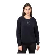 Dame Sweatshirt EA7 6LTM08-TJDCZ-1200 Sort