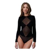 Geometrisk Mønster Bodysuit