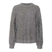 Grå Quill Melange Geetasz Pullover Sweater