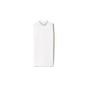 Studded Sleeveless Dress White