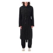 Vendbar Sort Trenchcoat