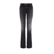 Slim Fit Jeans med Side Welt Detalje