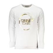 Logo Print Crewneck Sweatshirt Børstet Bomuld