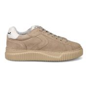 Beige Tennis Sneakers Vintage Stil