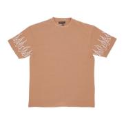 Flame Broderi Tee Terracotta T-Shirt