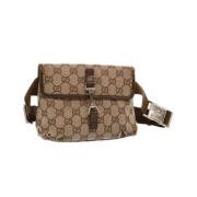 Pre-owned Canvas gucci-tasker