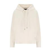 Ivory Mirko Hoodie med Asymmetrisk Skæring