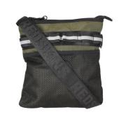 Coated canvas skuldertaske - Rum