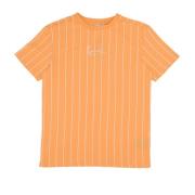 Stribet T-shirt Orange/Off White