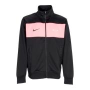 Track Jacket Sort/Rosa Skum Høj Krave