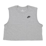 Sportswear Crop Tee Heather Gray