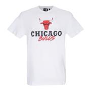 Chicago Bulls Script Tee White/Red