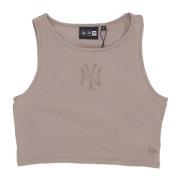 Yankees Logo Crop Tank Top