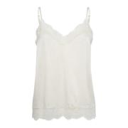 Elegant Silk Lace Singlet Bluse