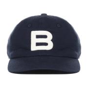 Sort Baseballkasket Logo Front Italien