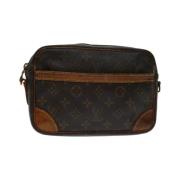 Pre-owned Coated canvas louis-vuitton-tasker