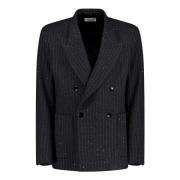 Pinstripe Double Breasted Jacket