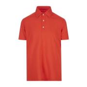 Orange Polo Shirt Kortærmet