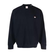 Blå Crew Neck Sweatshirt med Polartec™ Finish