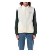 Sherpa Fleece Vest Off White