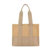 Woody Medium Tote Bag Brun