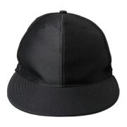 Sort Logo Baseball Cap Produceret i Italien