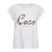 Leocc Coco Tee Top - Hvid