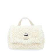 Hvid Faux Fur Postina Dolly Baby